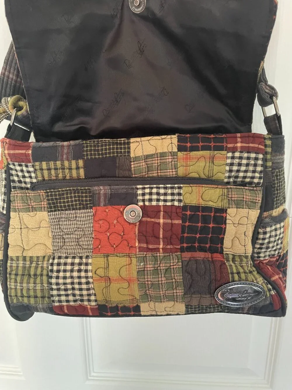 Donna Sharp Crossbody/Messenger Bag Quilted Patchwork